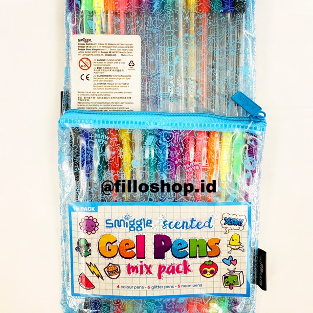 

Smiggle Scented Gel Pens Mix Pack