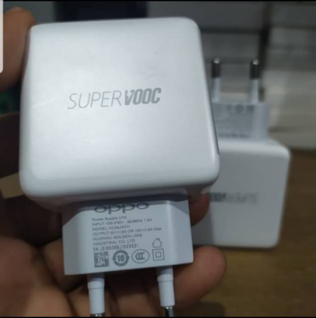 ADAPTOR BATOK KEPALA CHARGER OPPO/REALME VOOC FAST CHARGING 4A