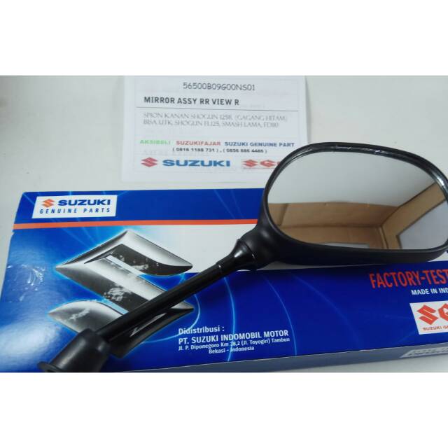 Spion Kanan Shogun 125R gagang hitam