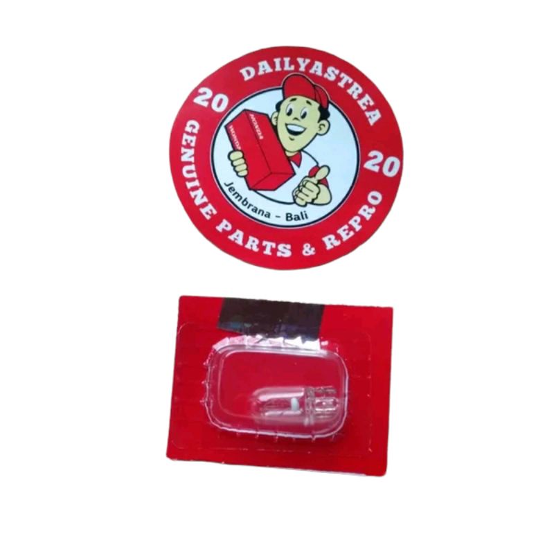 BOHLAM BALON LAMPU SPIDO SPEEDOMETER HONDA ASTREA STAR PRIMA GRAND LEGENDA SUPRA FIT X 100 ORIGINAL 