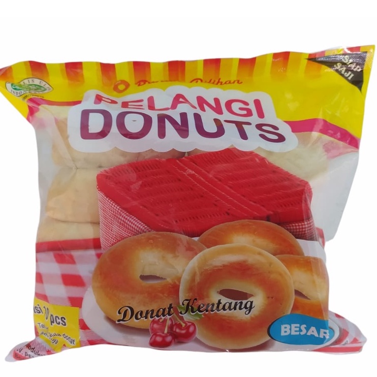 

Donat Pelangi isi 10