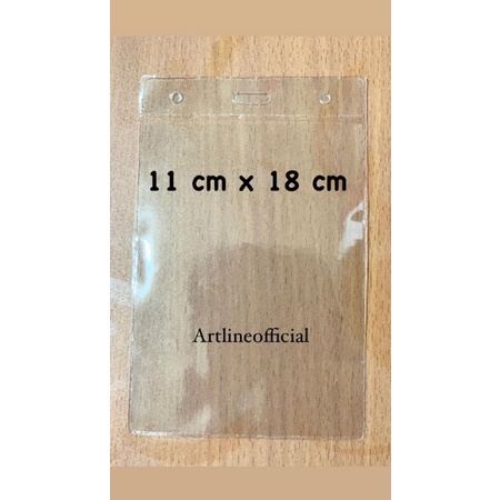 

Kantong Plastik Mika Cover Nametag Panitia / ID CARD Uk. 11 x 18 cm isi 100 pcs