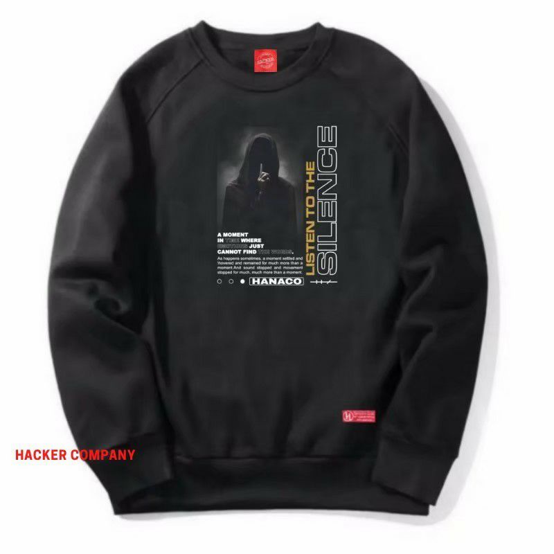 Sweater Pria Distro Original - Crewneck White Unisex Polo Bear Distro  - Crewneck Money talk-No.16