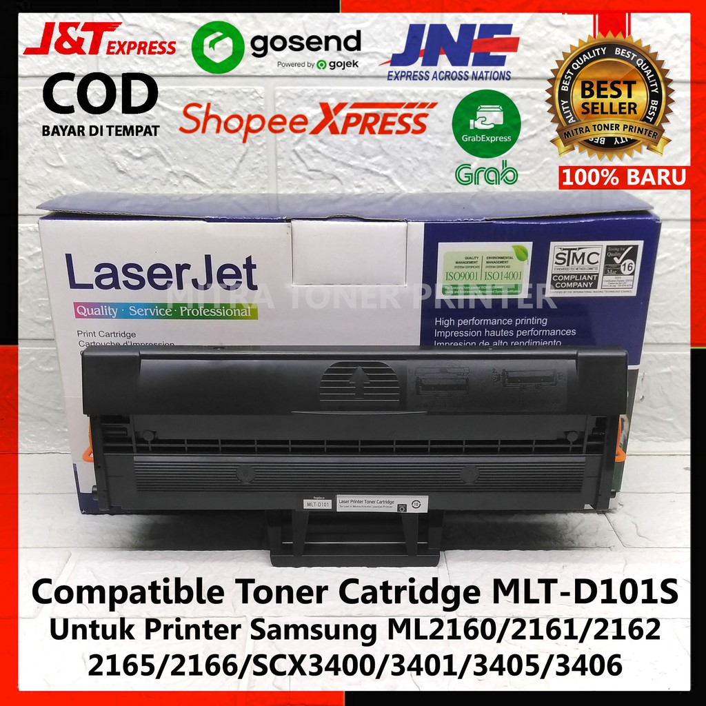 Toner Cartridge Compatible MLT-D101S Untuk Printer Samsung ML 2165/ML 2166/SCX 3406