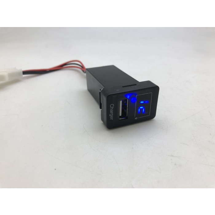 Charger USB Tanam Plus Voltmeter I Charger Usb Voltmeter Mobil S0296