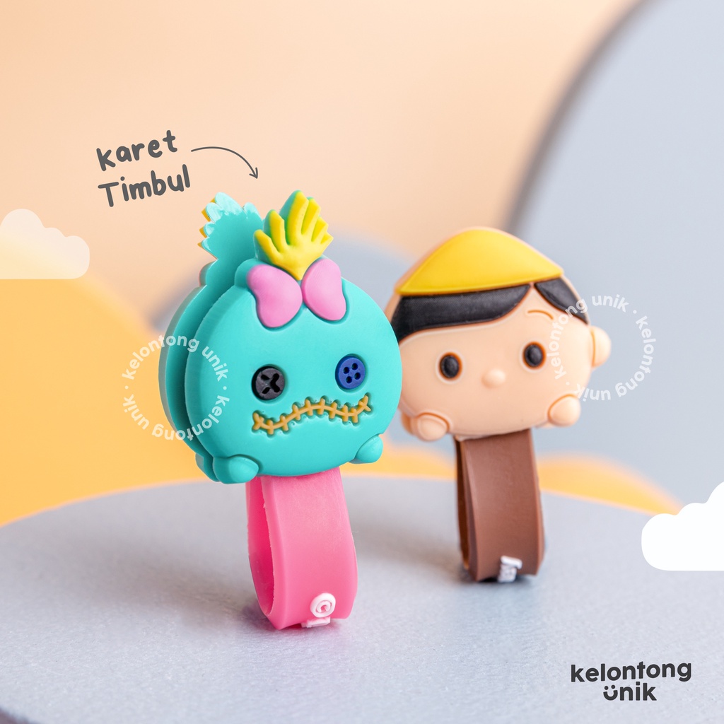 TSUM TSUM - Penjepit Kabel/ Klip Kabel/ Pengikat Kabel/ Penggulung Kabel/ Cord Holder