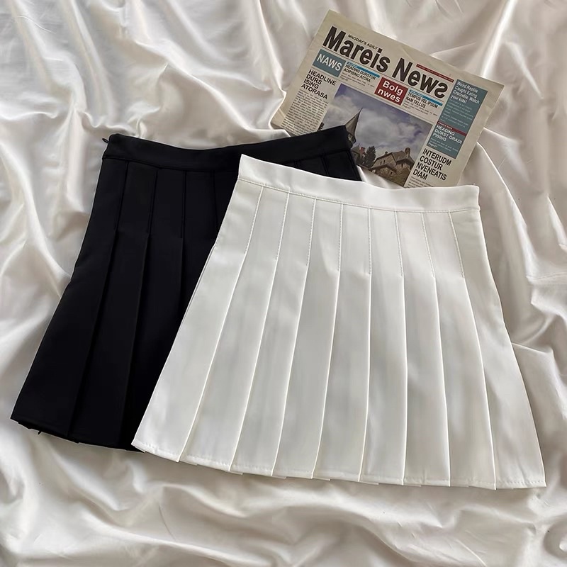 [PO] basic korea skirt | bawahan rok polos tennis skirt mini gaya korea fashion ulzzang