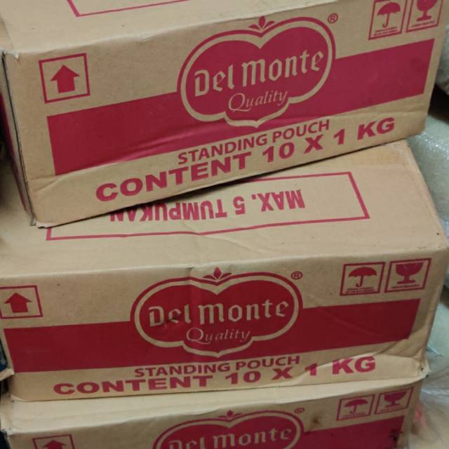 Delmonte Saus Tomat Refil 1 kg DUS isi 10pcs Standing Pouch GOSEND