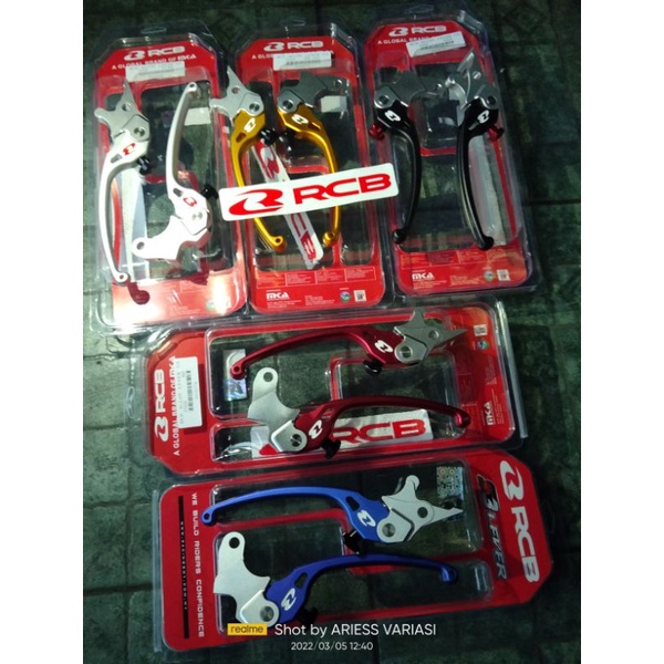 Handle stelan RCB S3 vixion rx king new R15 ful cnc