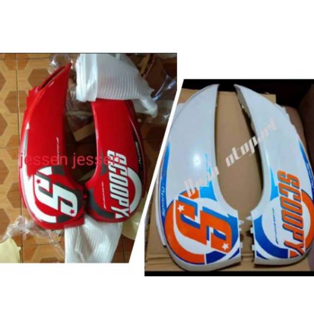 body scoopy fi belakang set kanan kiri 2013-2016
