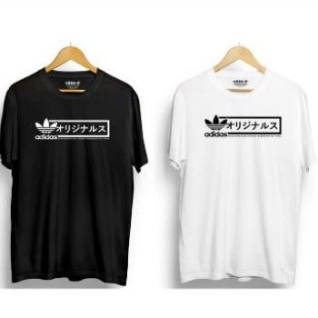 BAJU KAOS ADIDAS KATAKANA LOGO PREMIUM ORIGINAL