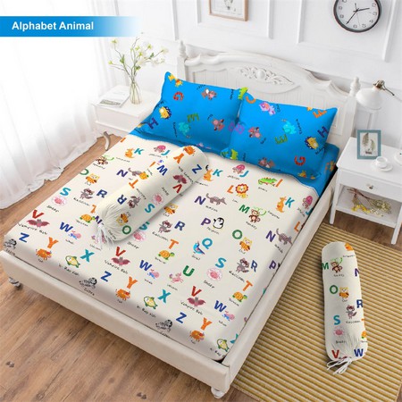 SPREI VITO 180X200 ALPHABET ANIMAL