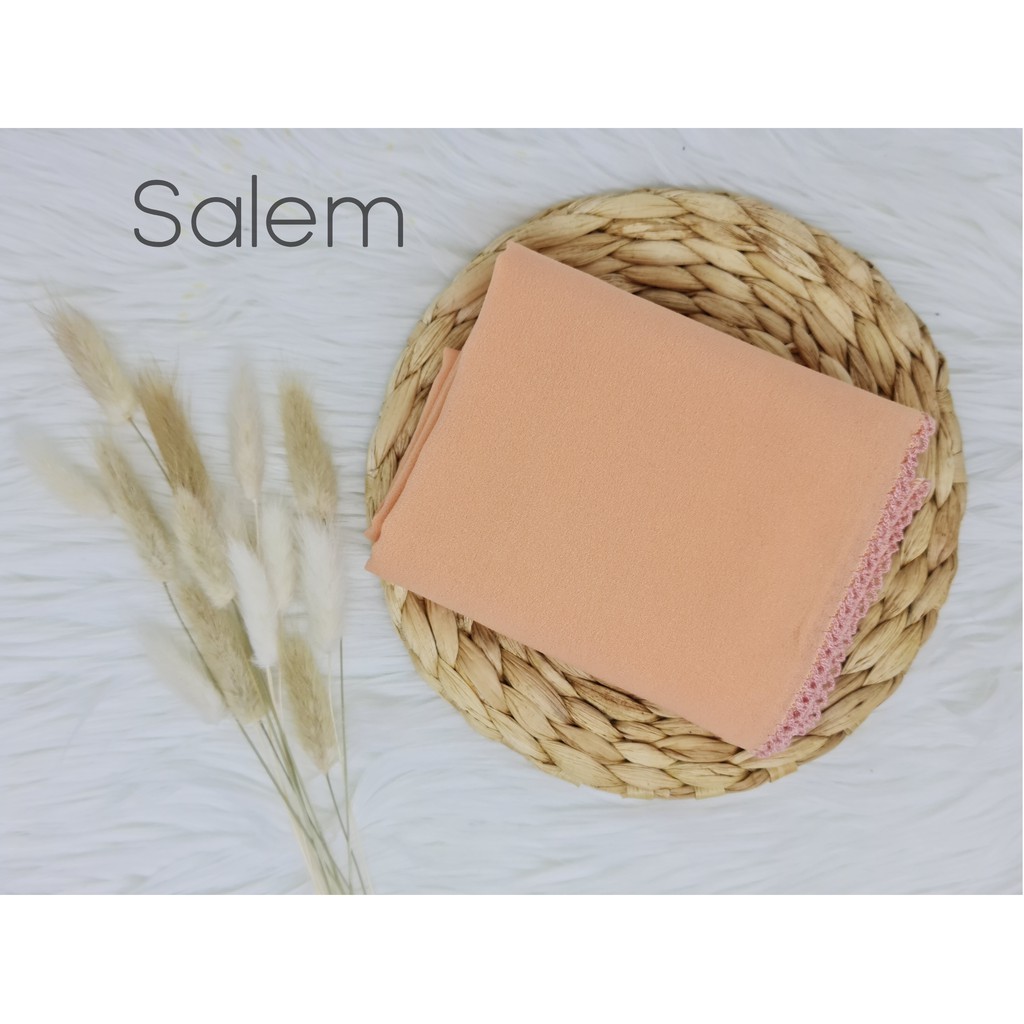 Pashmina Picot Crochet Diamond Stretch-Salem