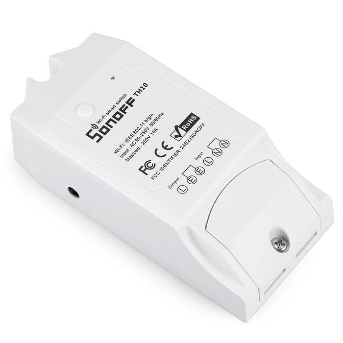 Sonoff TH10 Wi-Fi Temperature & Humidity Control Switch by Smartphone