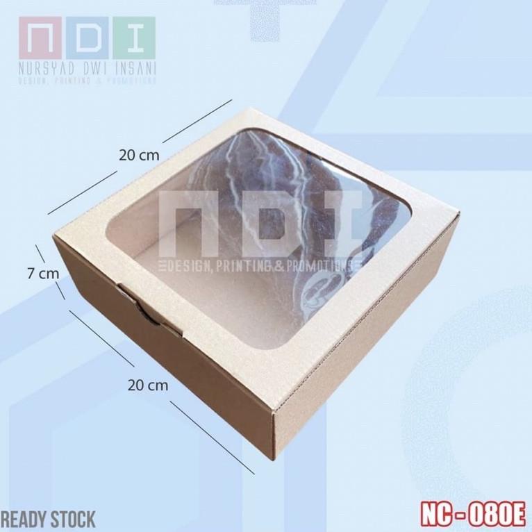 

♟ DUS BOX CORRUGATED + MIKA 1 PAK (ISI 20pcs) Uk. 20x20x7cm ➨