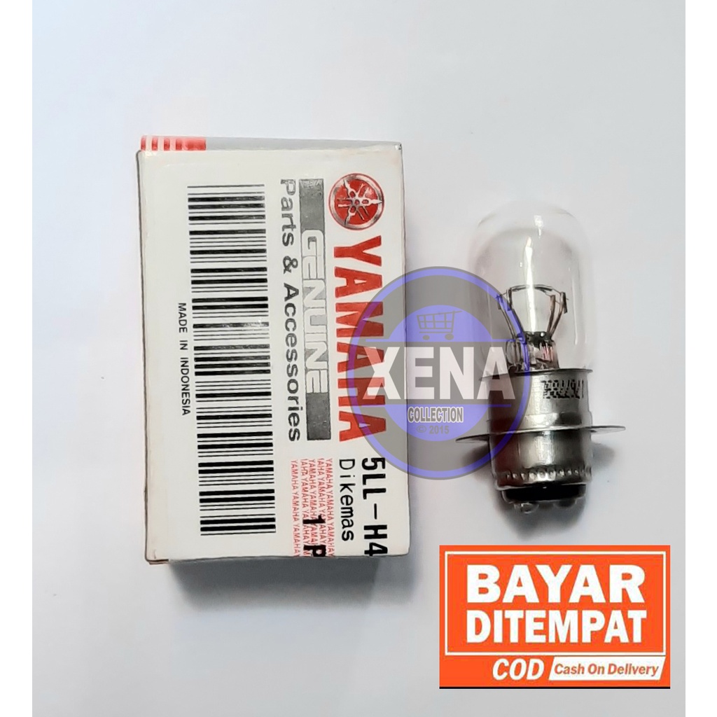 Bohlam Depan Lampu Depan 12v 25w Front Lamp Yamaha 5LL H4314 00 Mio Jupiter Beat ,Vario,Fino,Mio Soul,Mio J,Xride,VegaVario X 125 HARGA PER BIJI /  BOHLAM DEPAN YAMAHA MIO MIO J GENIO FREGO BEAT VARIO BEAT FI FINO SCOOPY MIO M3 MIO SOUL UNTUK SEMUA MOTOR