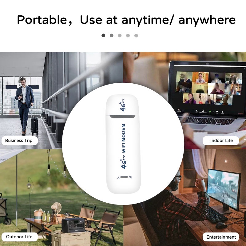 JFS【COD】NEW  Wireless Pocket WiFi Router Portable 4G LTE 300m Buka Kunci Semua Gunakan Kartu Sim Router WiFi Seluler 3000mAh 150Mbps/500Mbps