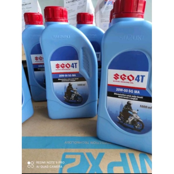 Oli SGO Suzuki 1L 20W 50 | oli motor Suzuki 4T Oli SGO