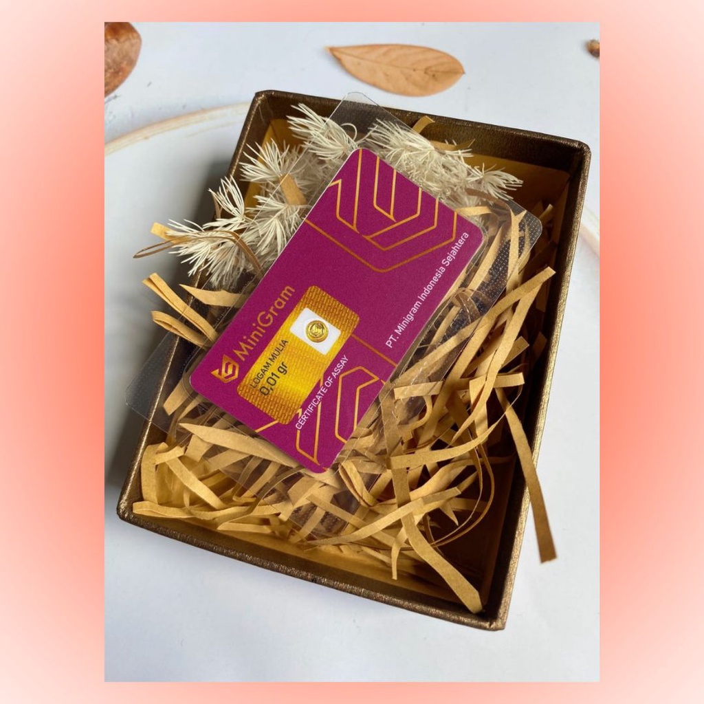 baby gold 0,005gr emas minigold bisa tukar antam-minigram 0,01