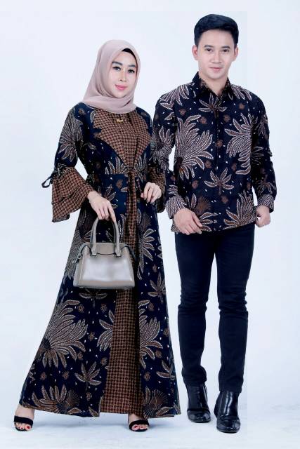 Maura Couple - Sania Ruffle Batik Couple ori Ndoro jowi DNT Garansi Termurah Shopee