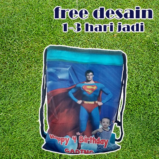 

Goodie Bag gendong Untuk souvenir ultah anak free desai