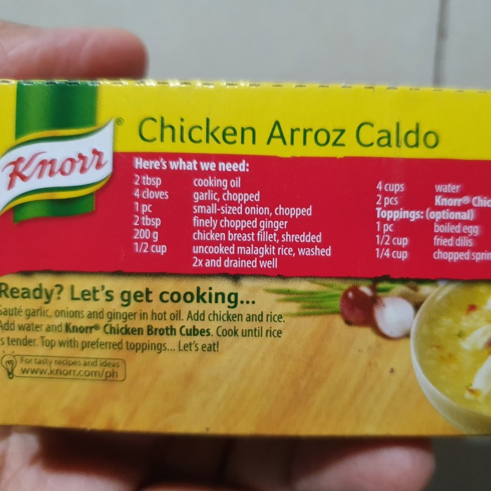 

Best Seller - Knorr Chicken Broth Cubes 6Pcs