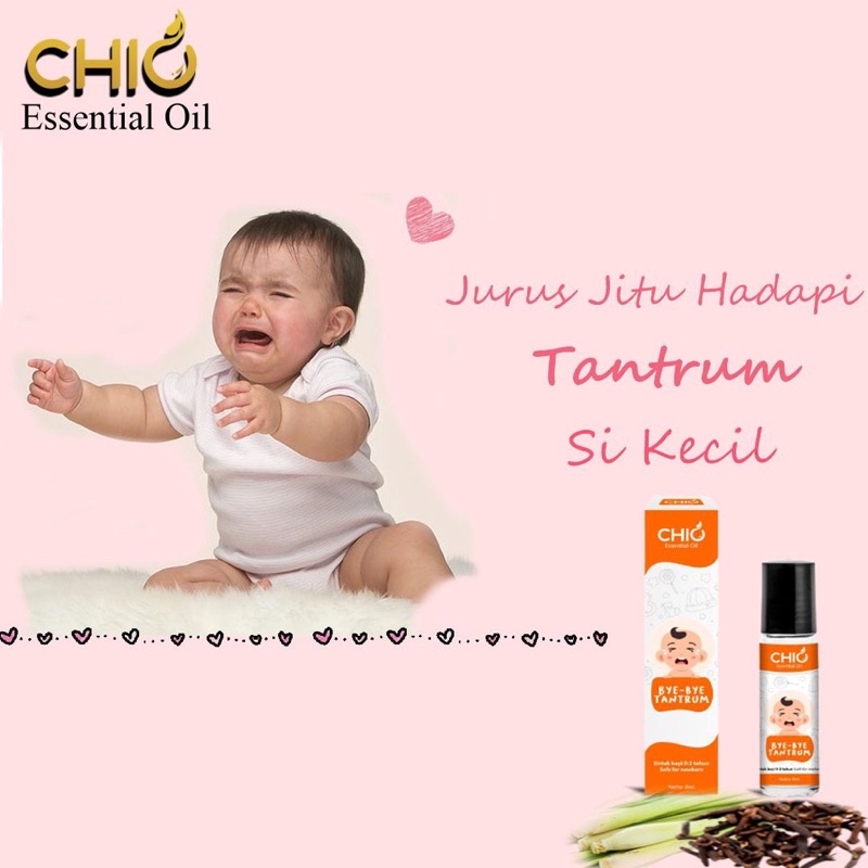 Chio Essential Baby Oil Minyak Aromaterapi Bayi Anak Newborn Roll On Flu Pilek Demam Sakit Perut Kembung Tantrum Tumbuh Gigi