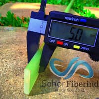 Fiber EFG IMPORT Bar 5mm - Epoxy Fiber Glass - Untuk Material Horsebow