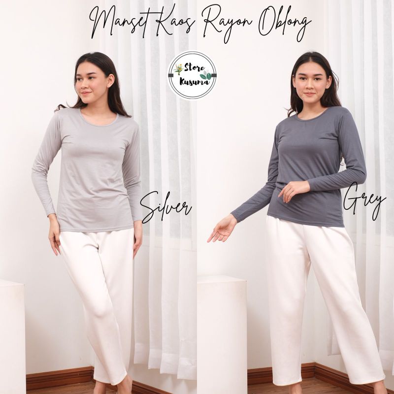 Manset Kaos Rayon Oblong ukuran XL (LD 86cm-93cm)