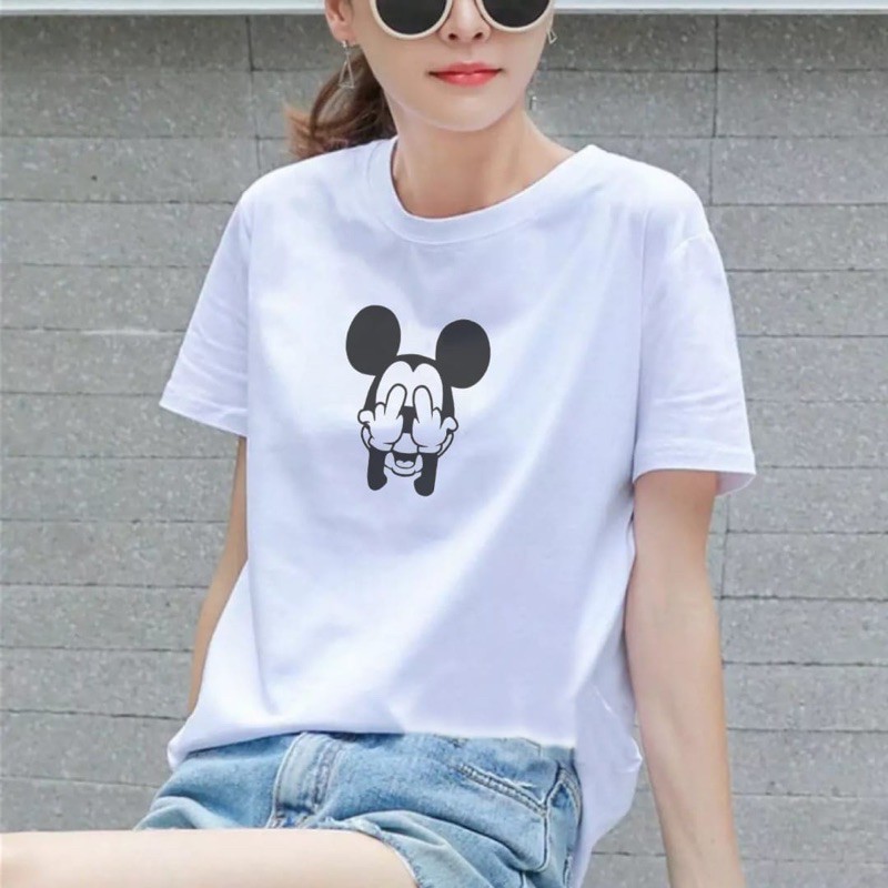 kaos wanita/kaos distro wanita mickey/kaos wanita murah/tshirt wanita/kaos distro