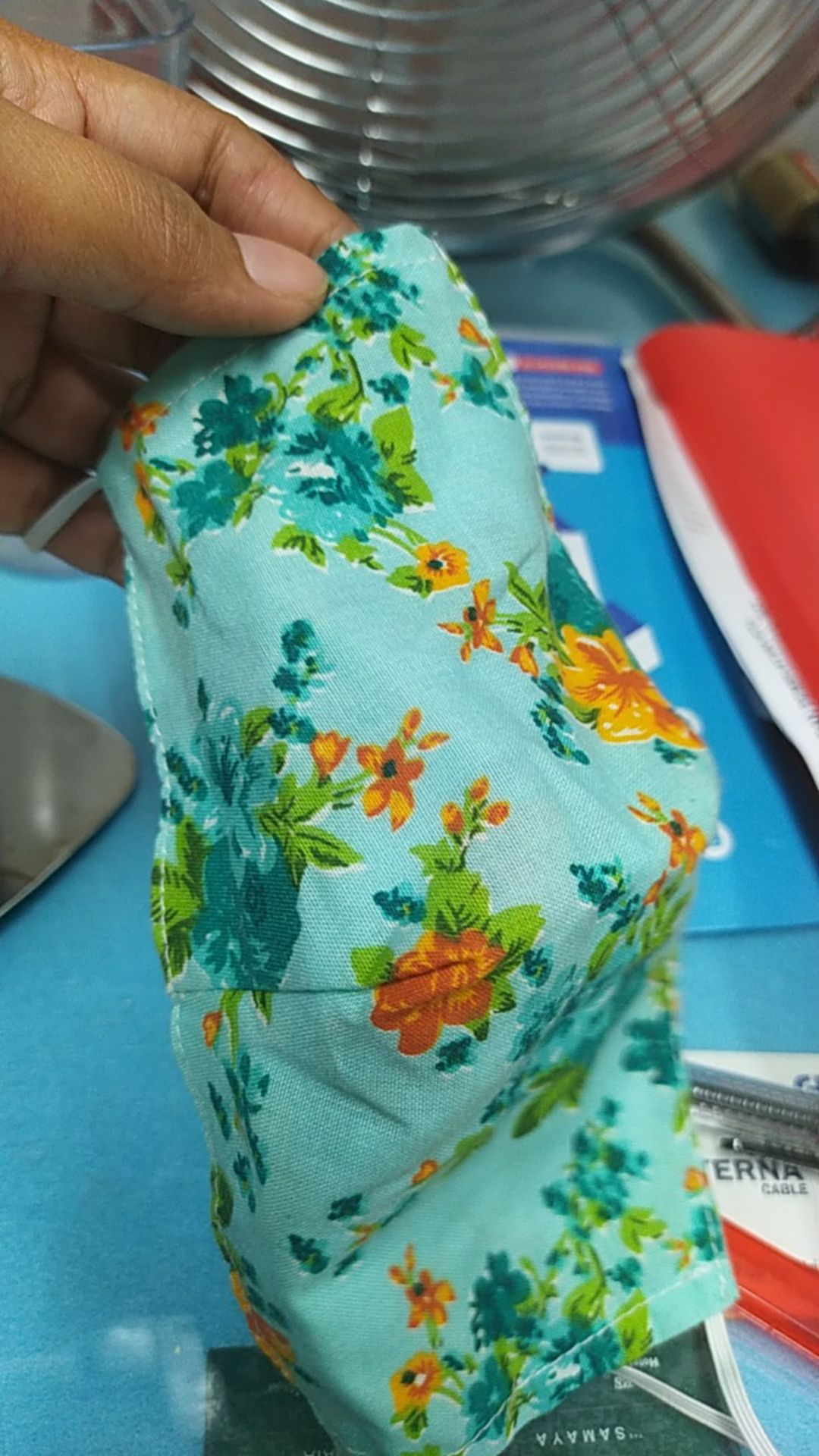 Masker Kain 2 Lapis Untuk Anak Dan Dewasa Model Duckbill Bisa Diselip Filter Tissue