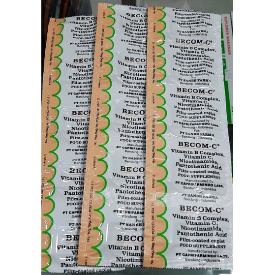 BECOM C KAPLET | BECOM C MULTIVITAMIN