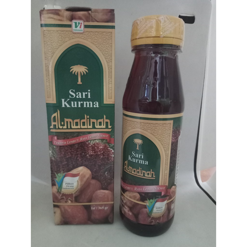 SARI KURMA AL-MADINAH Sari kurma yang berasal dari kurma berkualitas tinggi