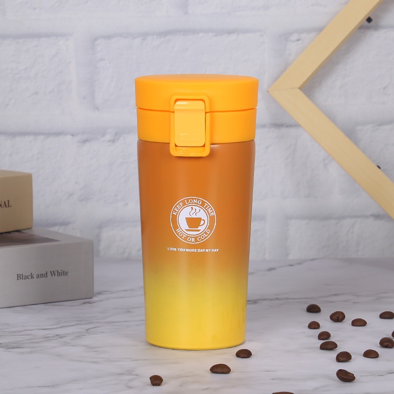 Thermos Coffee Kopi And Tea Cup Termos Mug Stainless Gradasi Tahan Panas/Dingin