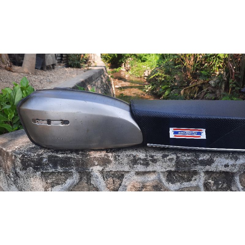 tangki cb125 sultan part set jok galvanis polos karbon bagus
