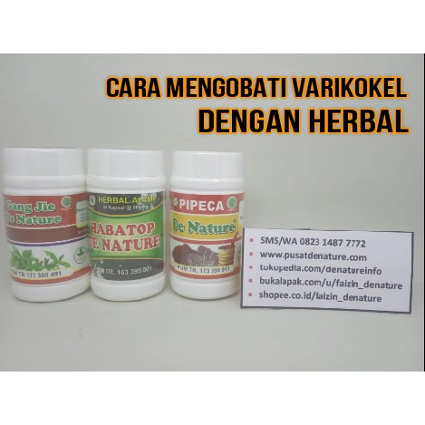 Obat Varikokel dan Testis Bengkak Hidrokel Herbal De Nature
