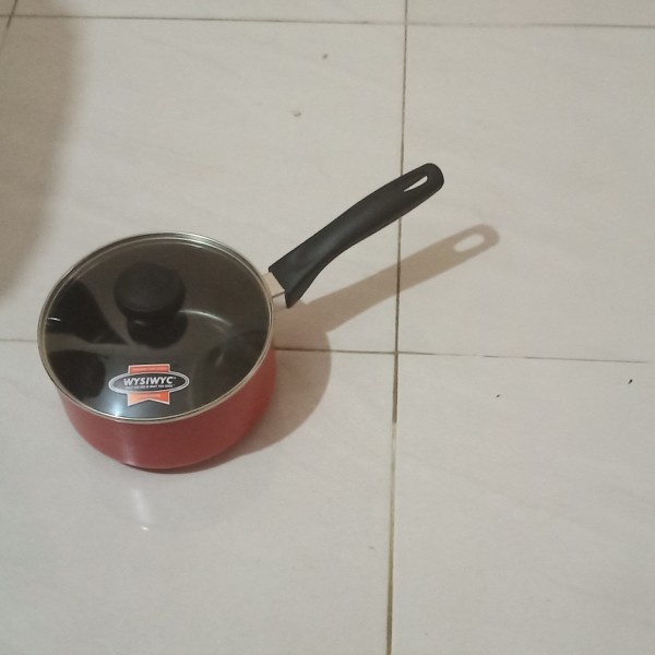 Panci Teflon Sauce Pan Tutup Kaca 16 cm Maxim Valentino VAL16SP