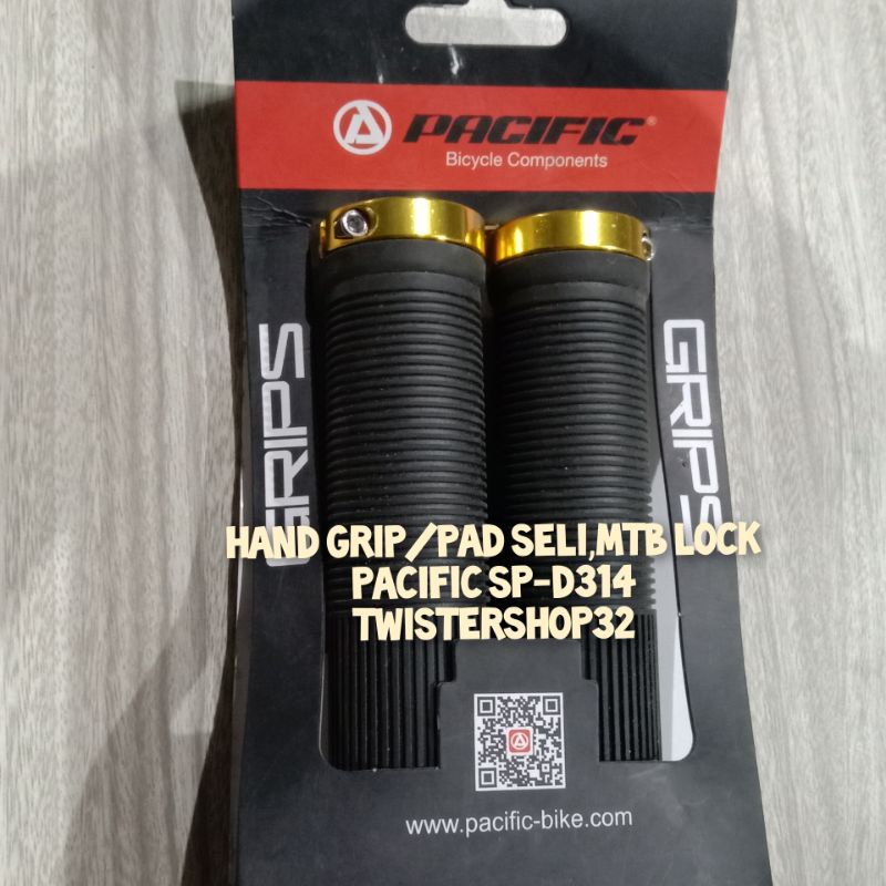 Hand Grip/Hand Pad sepeda Lock Pacific sp-d314 Seli,MTB dll Original Super Soft Rubber karet halus