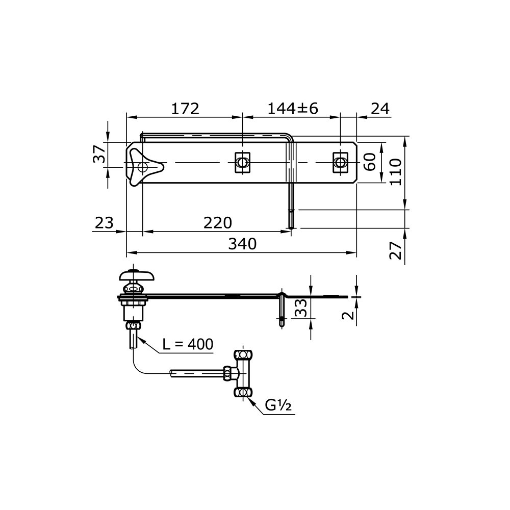 Jet Washer For Close Coupled Toilet TOTO TGB500AZRV20