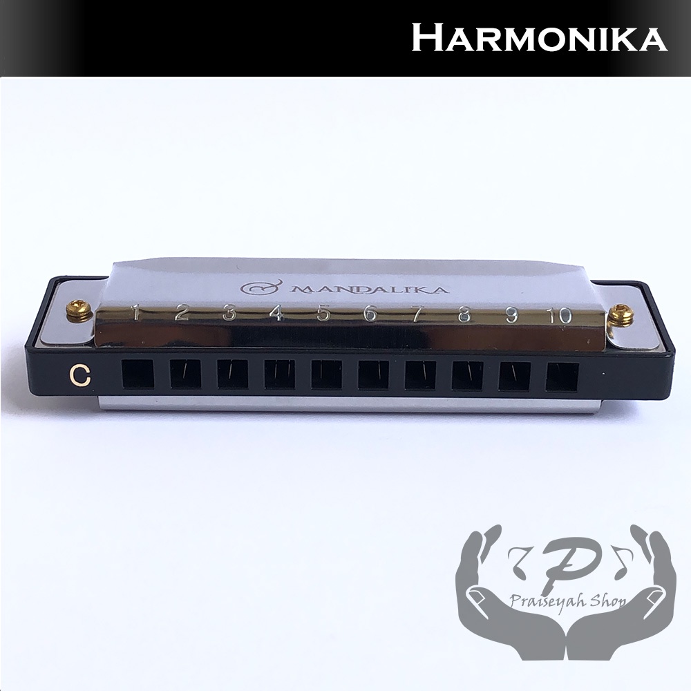 Harmonika Nada C 10 Lubang Harmonica Ten Holes