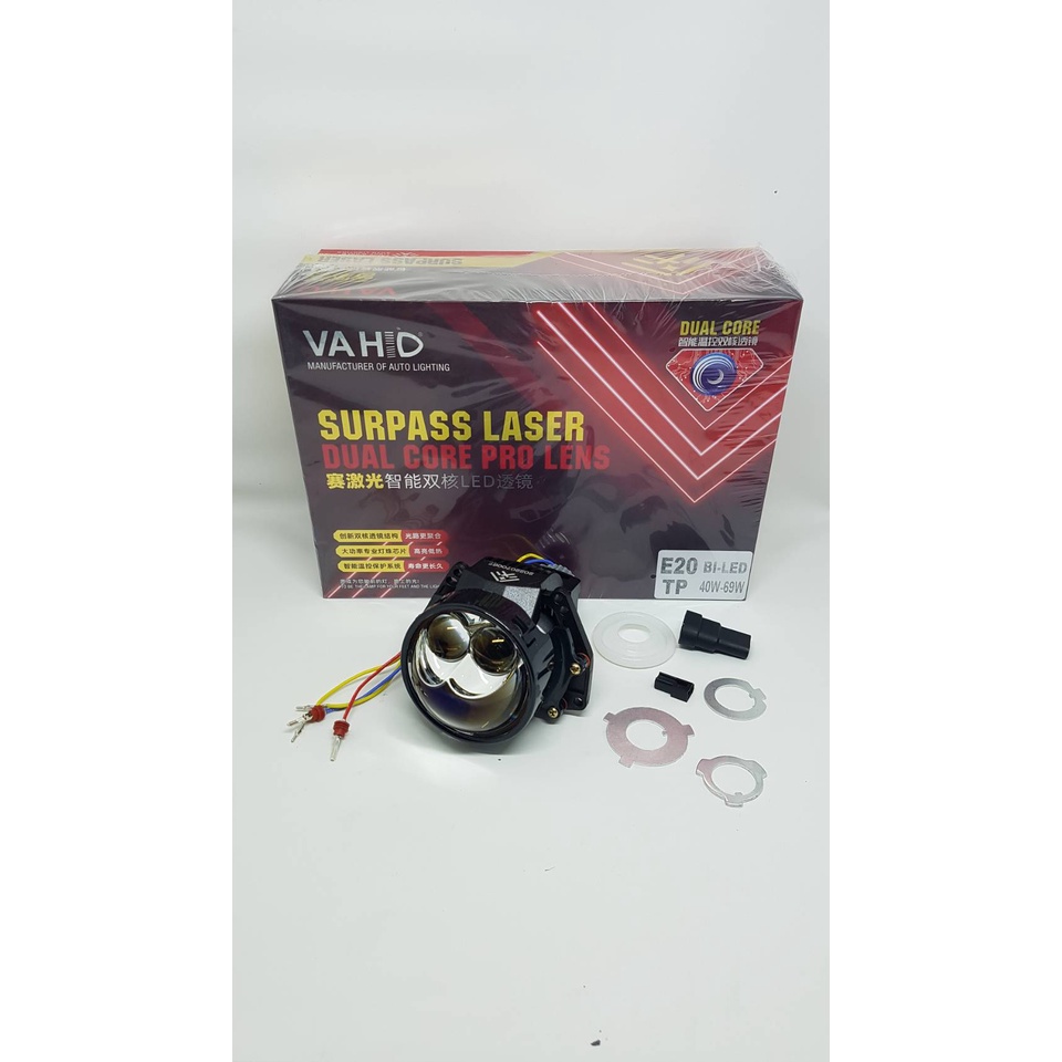 BiLed Sniper Projector Projie Led Bi led Bi-LED Vahid E20 Hi-Low Surpass Laser Dual Core Satuan