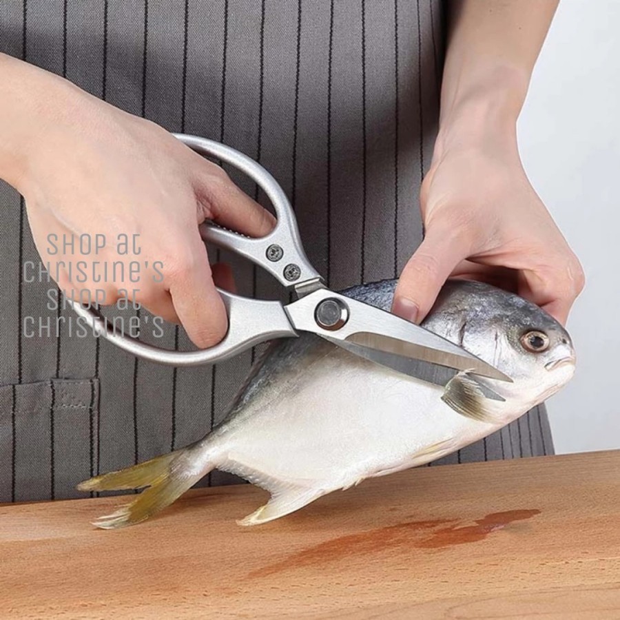 Kitchen Shear Gunting Dapur Serbaguna Stainless Scissor Daging Sayuran-2
