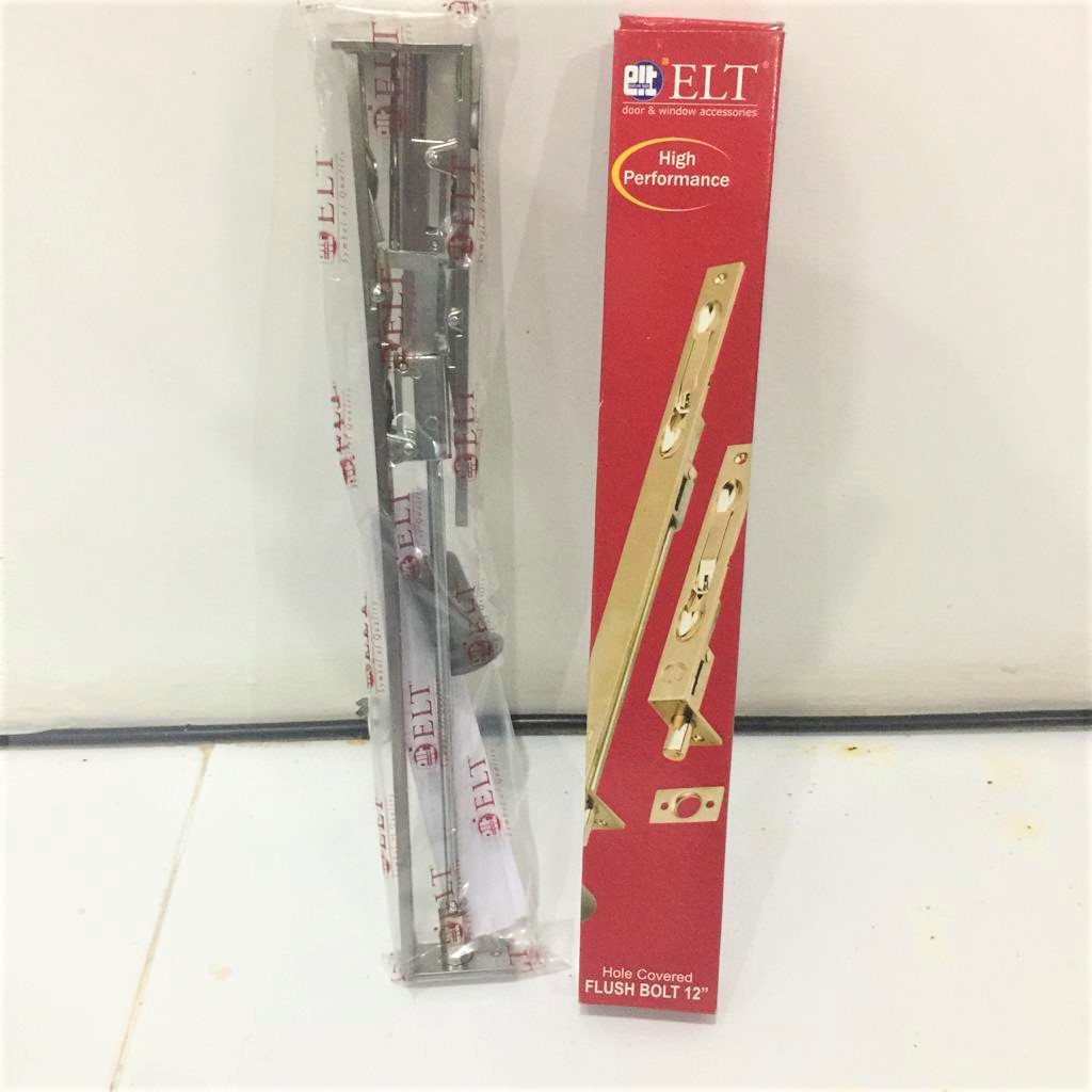 GRENDEL TANAM / FLUSH BOLT / DOUBLE PINTU ( ELT ) B33NP 6” + 12”