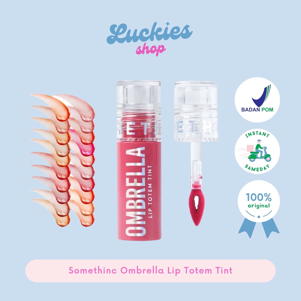 BPOM Somethinc Ombrella Lip Totem Tint Lip Tint Melembapkan Bibir Liptin Liptint