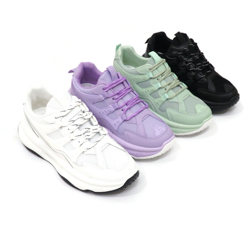 Blow Hampers Lilac Sepatu Sneakers Wanita Korea Casual BLTF 0033