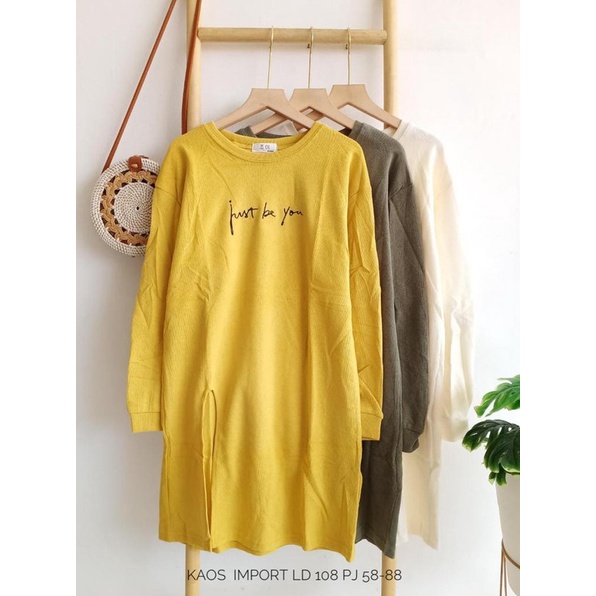 Top Tunik Kaos Import Premium