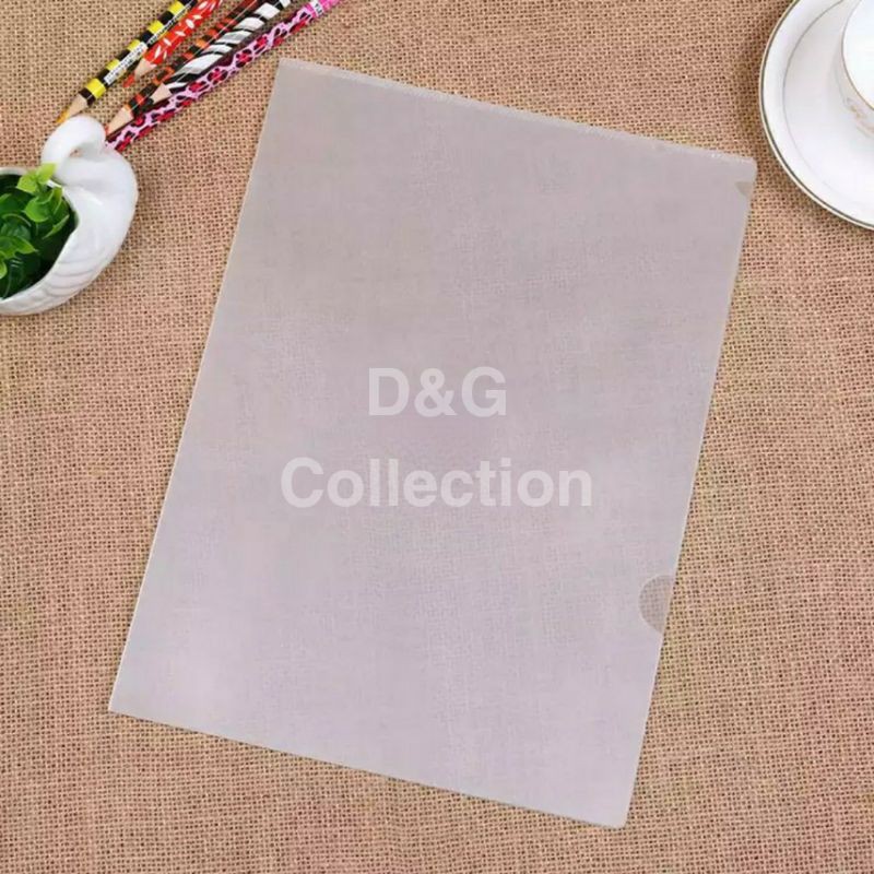 

12 PCS MAP L F4 SLEEVE DATA PLUS / MAP PLASTIK MIKA TRANSPARAN / DOKUMEN