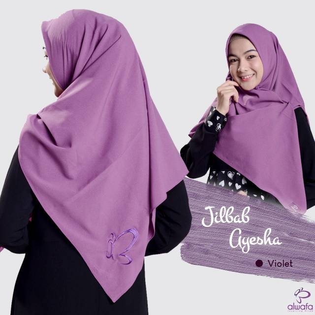 Jilbab Segiempat Ayesha Alwafa