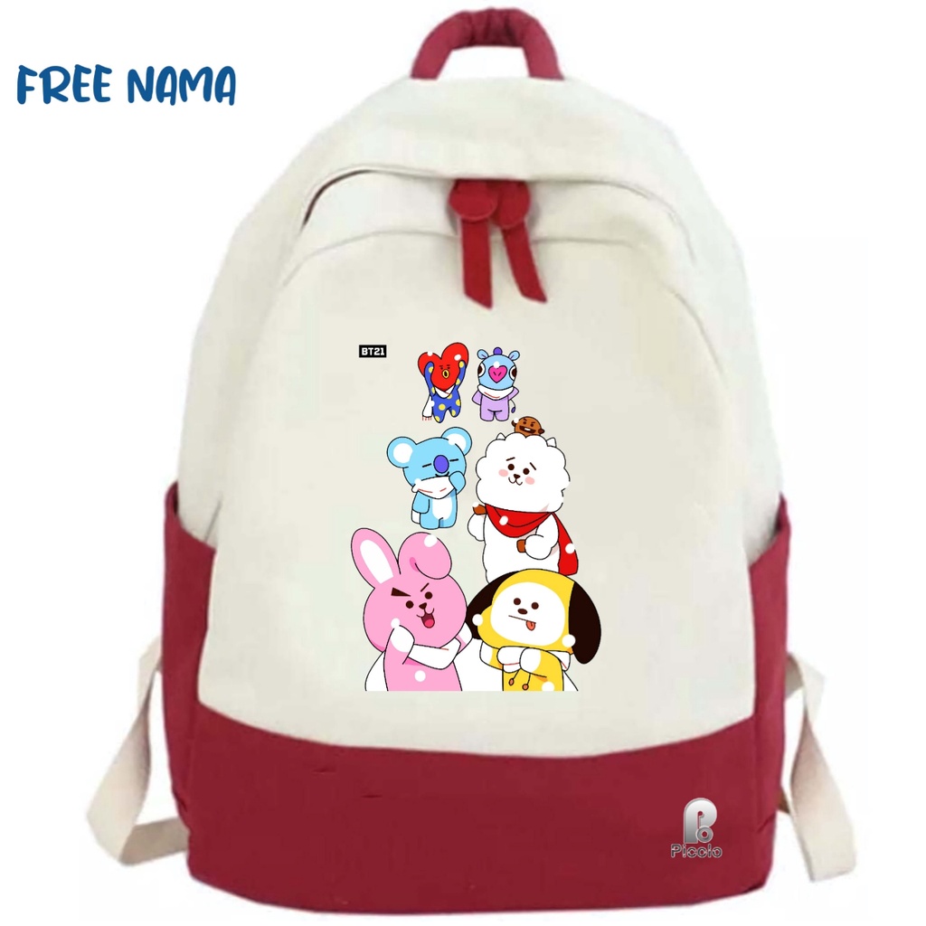 Tas Sekola Anak-anak SD Tas Backpack Bts Bt21