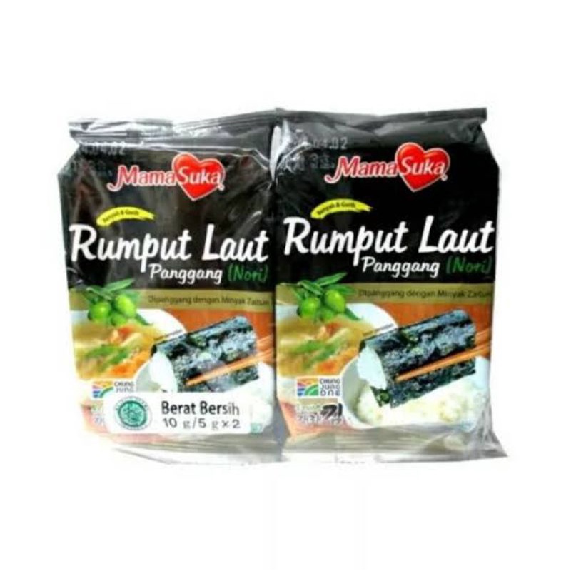 

Mamasuka Rumput Laut Panggang Original (isi 2 bungkus)